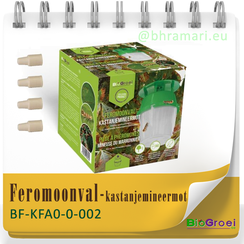 Funnelval Kastanjemineermot  incl. 4 feromonen