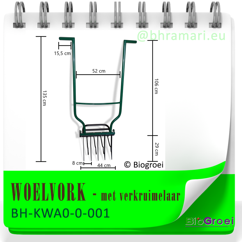 Woelvork - met verkruimelaar