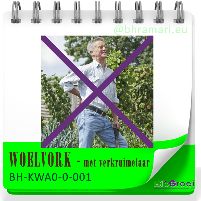 Woelvork - met verkruimelaar